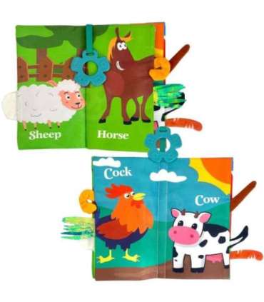 WOOPIE BABY riidest raamat loomade sabadega