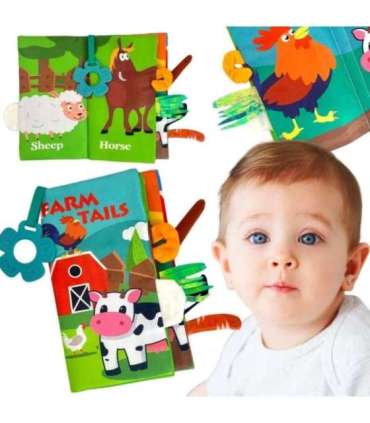 WOOPIE BABY riidest raamat loomade sabadega