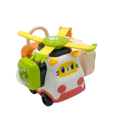 WOOPIE BABY Montessori манипулятивный конструктор — автомобиль, котёнок, 1