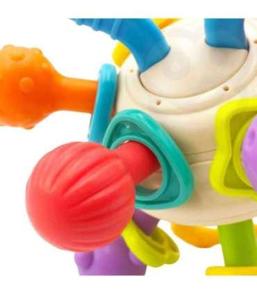 WOOPIE BABY Pehme kõristi 2-ühes närimislelu sensoorne mänguasi imikutele 0+ kuud