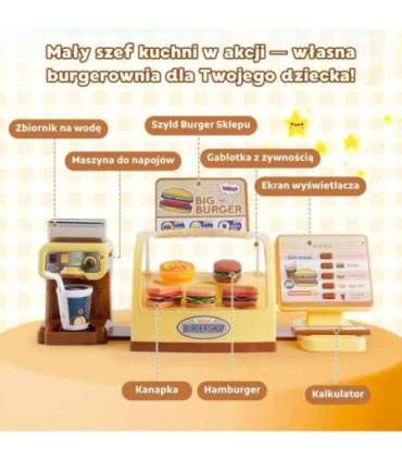 WOOPIE Pood Restoran Kiirtoit Mini-burgeripood "BIG BURGER"