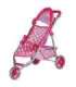 WOOPIE ROYAL Трёхколёсная коляска для кукол — сердце, розовый