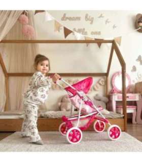 WOOPIE ROYAL прогулочная коляска для кукол в цветочный принт