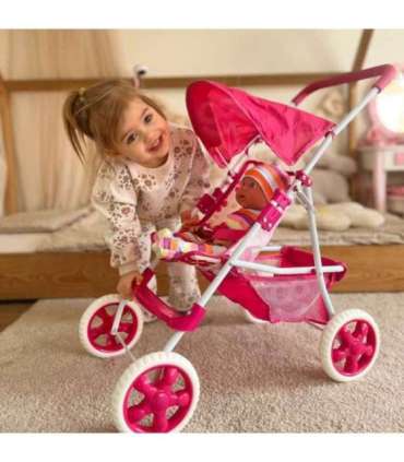 WOOPIE ROYAL nukukäru (jalutuskäru) lillemustriga