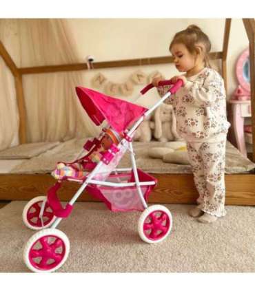 WOOPIE ROYAL прогулочная коляска для кукол в цветочный принт