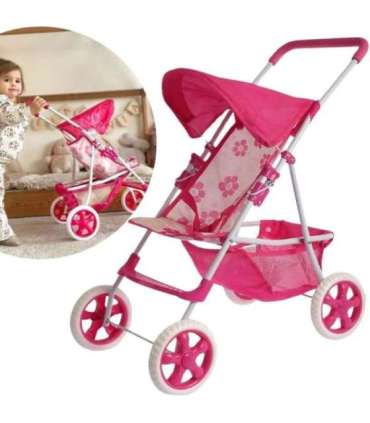 WOOPIE ROYAL nukukäru (jalutuskäru) lillemustriga