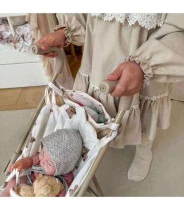 WOOPIE прогулочная коляска для кукол с принтом мишек