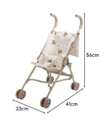 WOOPIE прогулочная коляска для кукол с принтом мишек