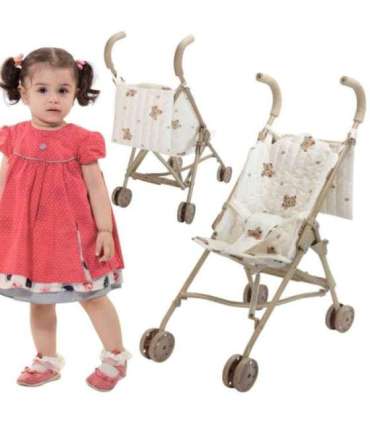 WOOPIE прогулочная коляска для кукол с принтом мишек