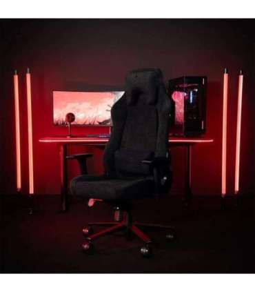 Arozzi Vernazza Soft Fabric Gaming Chair - Pure Black Arozzi