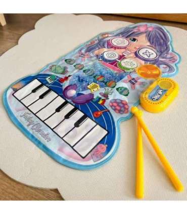 WOOPIE Mata Muzyczna Syrenka 2w1 Perkusja Interaktywna