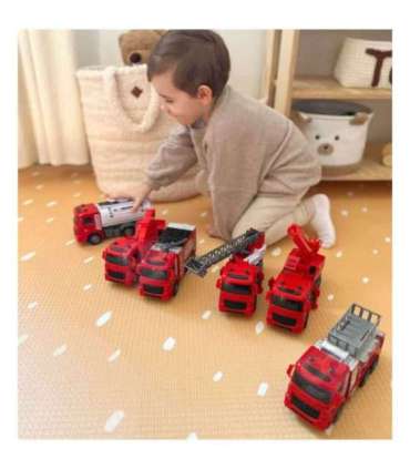 WOOPIE tuletõrjeautode komplekt 6-ühes