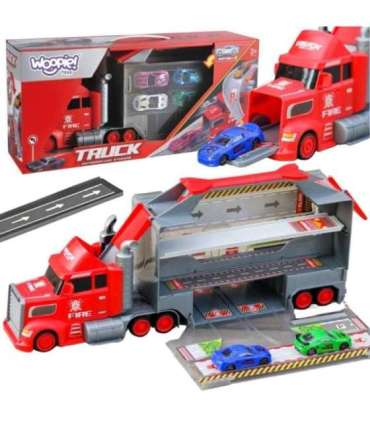 WOOPIE komplekt: veok, autohaagis, garaaž ja võidusõidurada