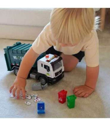 WOOPIE Мусоровоз - сортировка мусора - масштаб 1:10