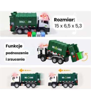 WOOPIE Мусоровоз - сортировка мусора - масштаб 1:10