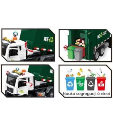 WOOPIE Мусоровоз - сортировка мусора - масштаб 1:10
