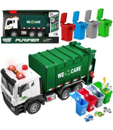 WOOPIE Мусоровоз - сортировка мусора - масштаб 1:10