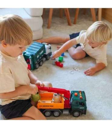 WOOPIE мусоровоз с краном для сортировки мусора - масштаб 1:10