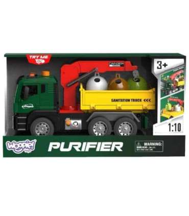 WOOPIE мусоровоз с краном для сортировки мусора - масштаб 1:10