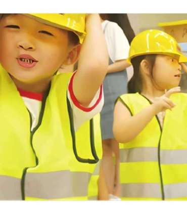 CLASSIC WORLD EDU Kask Ochronny Budowlany Roboczy Uniwersalny