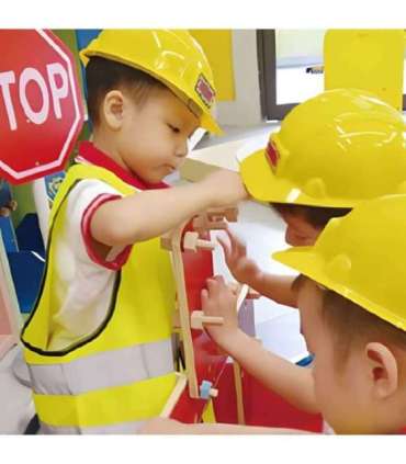 CLASSIC WORLD EDU Kask Ochronny Budowlany Roboczy Uniwersalny