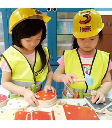 CLASSIC WORLD EDU Kask Ochronny Budowlany Roboczy Uniwersalny