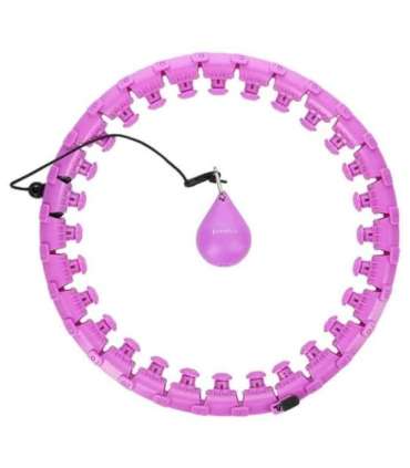 HHW12 хула-хуп большого размера, фиолетовый с утяжелителем HMS