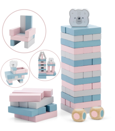 VIGA PolarB puidust tornipusle, pastelltoonides