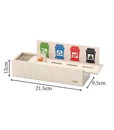 VIGA pusle — hariv puidust mäng jäätmete sorteerimise õppimiseks