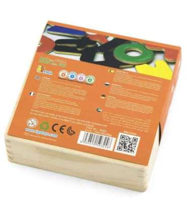 VIGA puidust magnettähed — magnet — õpime kirjutama