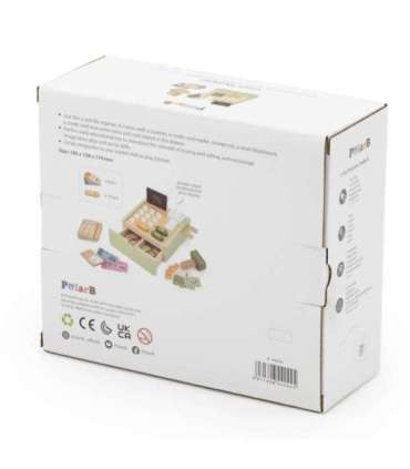 VIGA PolarB деревянная касса для магазина, зелёная