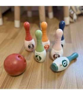 WOOPIE värvilised keeglid lastele numbritega