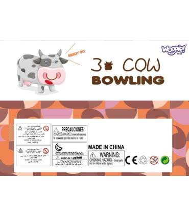 WOOPIE Keegelkomplekt lastele — loomad ja numbrid, 8 osa.