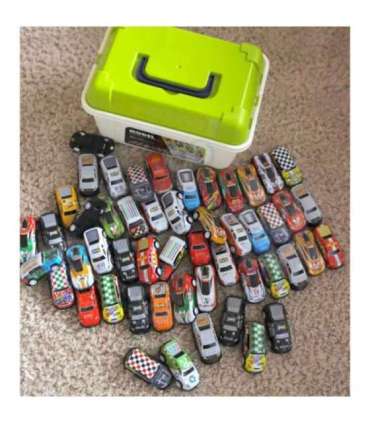 WOOPIE võidusõiduautode komplekt - 50 mänguautot karbis