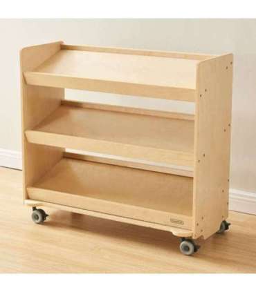 MASTERKIDZ Стеллаж на колесах - 3 полки для аксессуаров к STEM-доске 800H x 800L