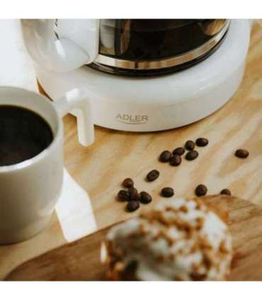 Adler AD 4383w Drip coffee maker for ground coffee 1.5 L white