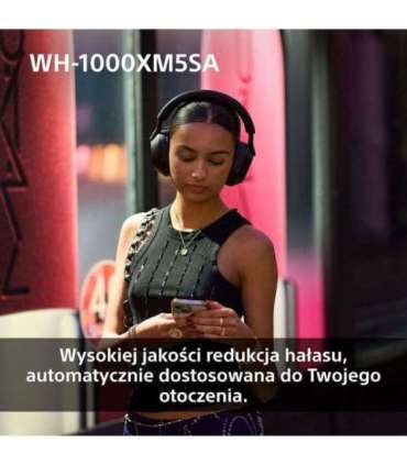SONY WH-1000XM5SA BLACK WIRELESS HEADPHONES