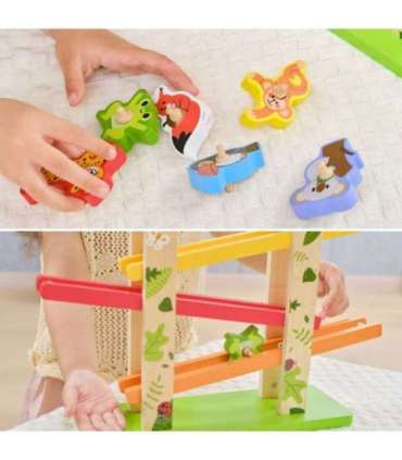 VIGA puidust liugrada džungli loomadele, 7 osa.