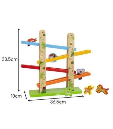 VIGA puidust liugrada džungli loomadele, 7 osa.