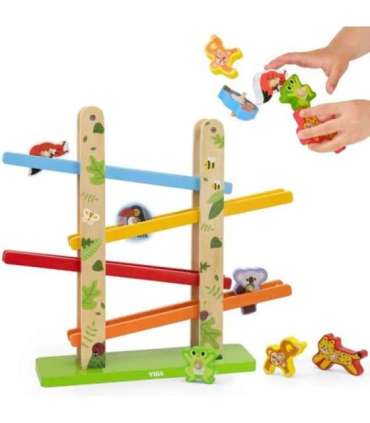 VIGA puidust liugrada džungli loomadele, 7 osa.