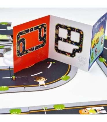 WOOPIE GREEN Tee-pusle lastele — kiirtee makett, 21 osa, FSC-sertifitseeritud