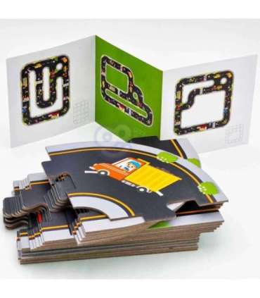 WOOPIE GREEN Tee-pusle lastele — kiirtee makett, 21 osa, FSC-sertifitseeritud