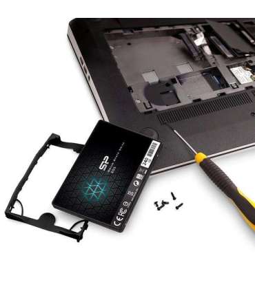 Silicon Power Slim S55 240 GB Solid-state drive interface SATA Read speed 550 MB/s Write speed 450 MB/s