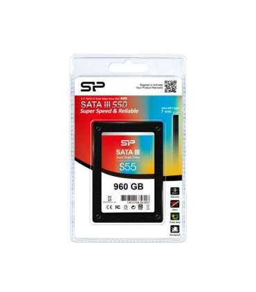 Silicon Power Slim S55 960 GB SSD form factor 2.5" Solid-state drive interface Serial ATA III