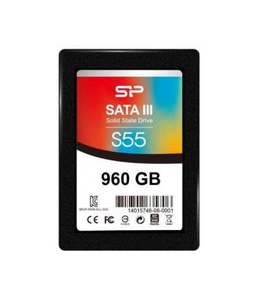 Silicon Power Slim S55 960 GB SSD form factor 2.5" Solid-state drive interface Serial ATA III