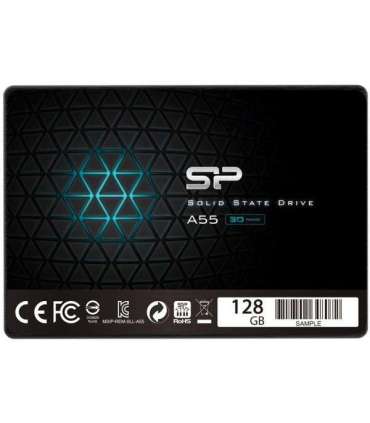 Silicon Power A55 128 GB SSD form factor 2.5" Solid-state drive interface SATA Read speed 550 MB/s Write