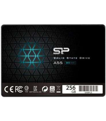 Silicon Power A55 256 GB SSD form factor 2.5" Solid-state drive interface SATA Read speed 550 MB/s Write
