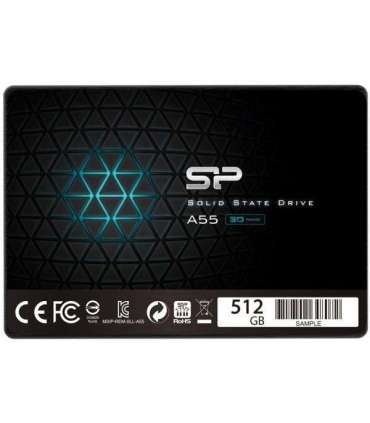 Silicon Power A55 512 GB SSD form factor 2.5" Solid-state drive interface SATA Read speed 560 MB/s Write