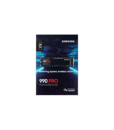 Samsung 990 PRO 2000 GB SSD form factor M.2 2280 Solid-state drive interface PCIe Gen4x4 Read speed 7450 MB/s