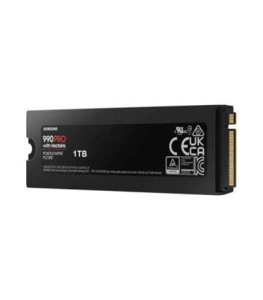 Samsung 990 PRO with Heatsink 1000 GB SSD form factor M.2 2280 Solid-state drive interface M.2 NVMe Read speed
